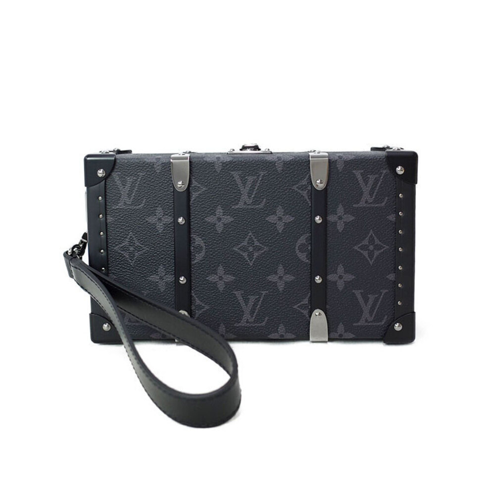 Louis Vuitton Monogram Eclipse Black Wallet Trunk Clutch Bag